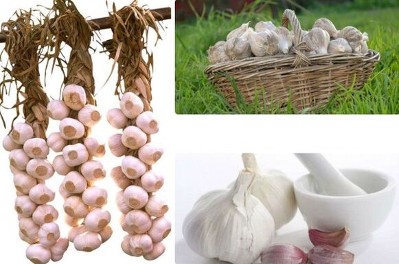 Garlic is an effective natural remedy in the fight against worms