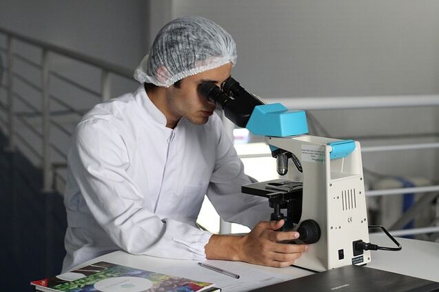 Diagnosis of parasites in the body