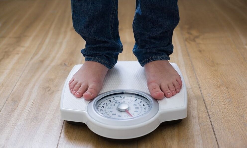 Weight loss in the presence of worms